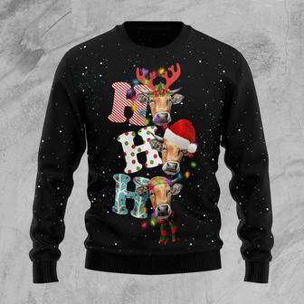 Cow Ho Ho Ho Ugly Christmas Sweater | Favorety CA