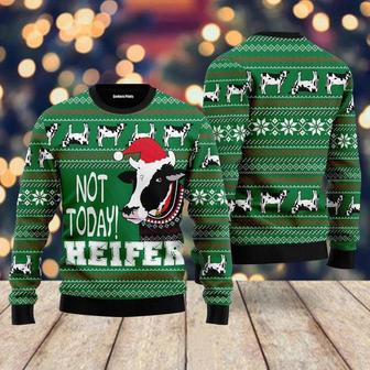 Cow Not Today Ugly Christmas Sweater For Men & Women | Favorety DE