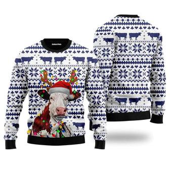 Cow Ugly Christmas Sweater For Men & Women, Gift for Cow Lover, Christmas Shirt | Favorety