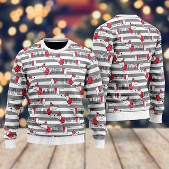 Dachshund Through The Snow Ugly Christmas Sweater For Men & Women | Favorety