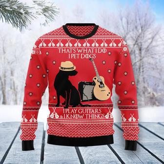 Dog Guitar Christmas Ugly Christmas Sweater | Favorety CA