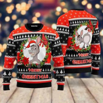 Donkey Funny Merry Ugly Christmas Sweater For Men & Women | Favorety