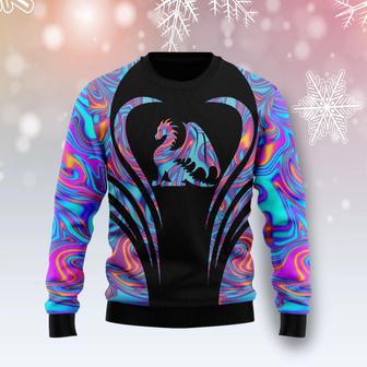 Dragon Color Ugly Christmas Sweater | Favorety DE