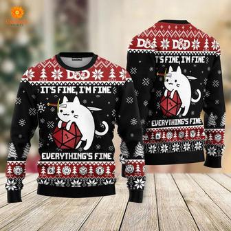 Dungeons and Dragon Ugly Christmas Sweater For Men & Women | Favorety