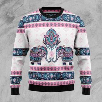 Elephant Ugly Christmas Sweater For Men & Women | Favorety