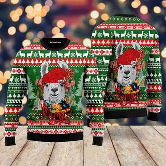 Fa La La La Llama Merry Christmas Ugly Christmas Sweater For Men & Women | Favorety DE