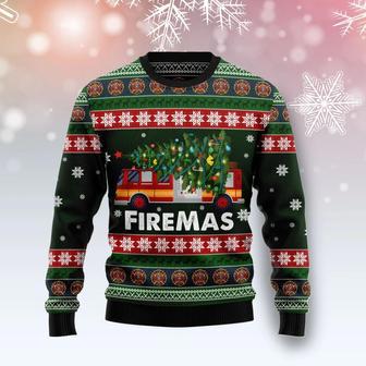 Firefighter Firemas Ugly Christmas Sweater | Favorety UK