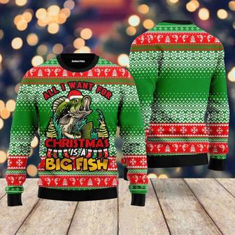 Fishing Christmas Ugly Christmas Sweater For Men & Women | Favorety