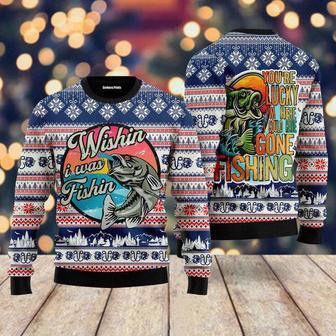 Fishing You Are Lucky Ugly Christmas Sweater For Men & Women | Favorety CA