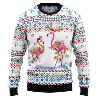 Flamingo Christmas Reunion Ugly Christmas Sweater | Favorety CA