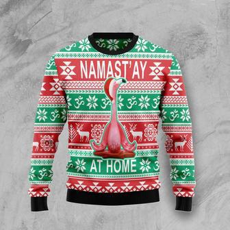 Flamingo Yoga Christmas Ugly Christmas Sweater | Favorety DE