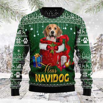 Funny Christmas Gift Beagle unisex womens & mens, couples matching, friends, dog lover, funny family ugly christmas holiday sweater gifts | Favorety UK