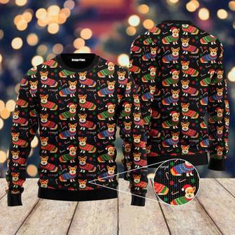 Funny Corgi Dog Lover Ugly Christmas Sweater For Men & Women | Favorety CA