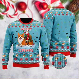 Funny Dog Merry Corgmas Christmas Ugly Christmas Sweater For Men & Women | Favorety