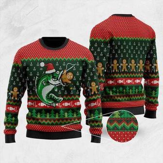 Funny Fishing Ugly Christmas Sweater For Men & Women | Favorety AU