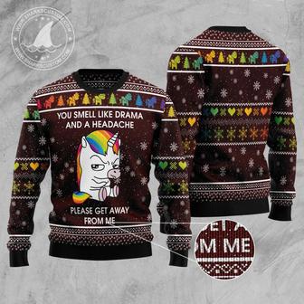 Funny Unicorn Ugly Christmas Sweater | Favorety AU