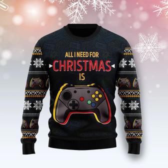 Games All I Need Ugly Christmas Sweater | Favorety UK