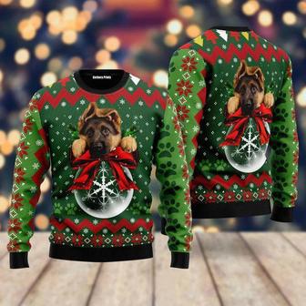 German Shepherd Ornament Ugly Christmas Sweater For Men & Women | Favorety DE