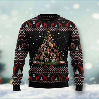 Giraffe Christmas Tree Ugly Christmas Sweater | Favorety AU