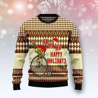 Giraffe Happy Holidays Ugly Christmas Sweater | Favorety CA