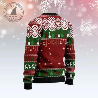 Guitar Gimme The Beat Ugly Christmas Sweater | Favorety