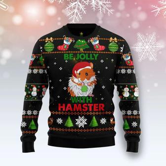 Hamster Be Jolly Ugly Christmas Sweater | Favorety CA