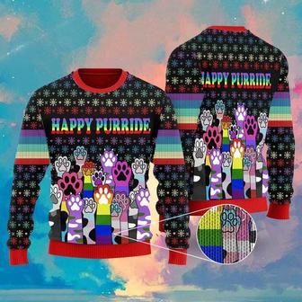 Happy Purride Ugly Christmas Sweater For Men & Women | Favorety AU