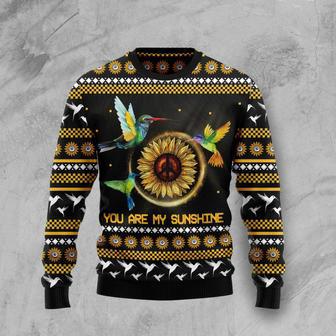 Hummingbird Sunflower Ugly Christmas Sweater | Favorety DE