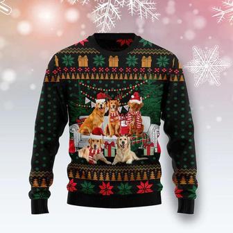 I Am Ready For Christmas Golden Retriever Ugly Christmas Sweater | Favorety AU