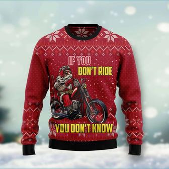 If You Don't Ride You Don't Know Ugly Christmas Sweater | Favorety