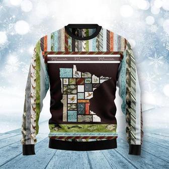 In The Deep Heart of Minnesota Ugly Christmas Sweater | Favorety