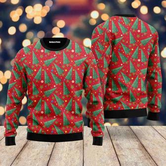 Jingle Jingle Xmas Tree Pattern Ugly Christmas Sweater For Men & Women | Favorety AU