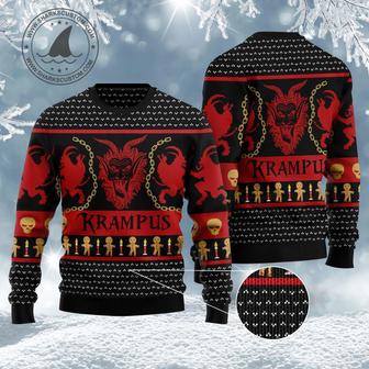 Krampus unisex womens & mens, couples matching, friends, funny family ugly christmas holiday sweater gifts 1 | Favorety UK