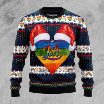 LGBT Heart Ugly Christmas Sweater | Favorety DE