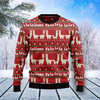 Llama Lalala Ugly Christmas Sweater | Favorety CA