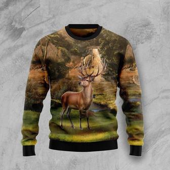 Lovely Deer Ugly Christmas Sweater | Favorety