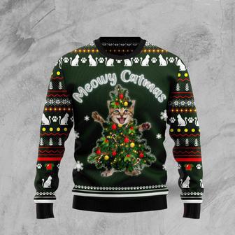 Meowy Catmas Ugly Christmas Sweater | Favorety AU