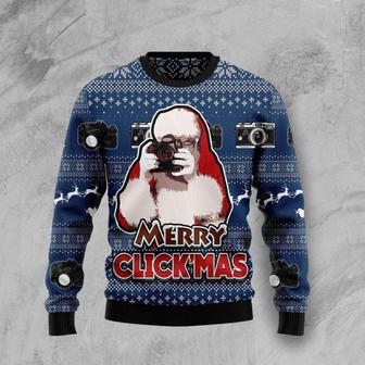 Merry Clickmas Ugly Christmas Sweater | Favorety CA