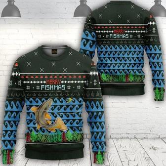 Merry Fishmas Ugly Christmas Sweater For Men & Women | Favorety