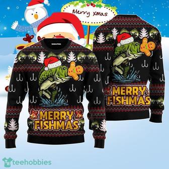 Merry Fishmas Ugly Christmas Sweater Unique Gift | Favorety DE