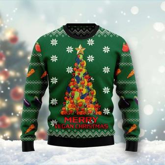 Merry Vegan Christmas Ugly Christmas Sweater | Favorety UK