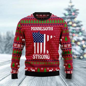 Minnesota Strong Ugly Christmas Sweater | Favorety