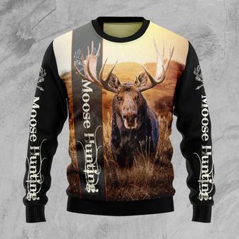 Moose Hunting Ugly Christmas Sweater | Favorety DE