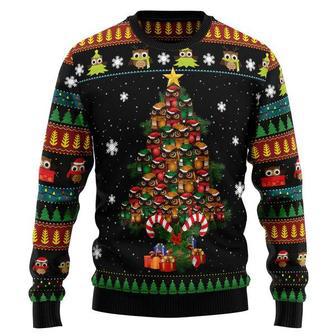 Owl Christmas Tree Ugly Christmas Sweater | Favorety AU