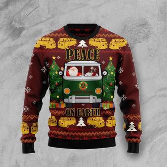 Peace On Earth Ugly Christmas Sweater | Favorety