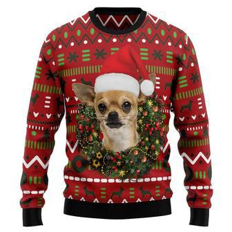 Playful Chihuahua Merry Christmas Ugly Christmas Sweater | Favorety AU