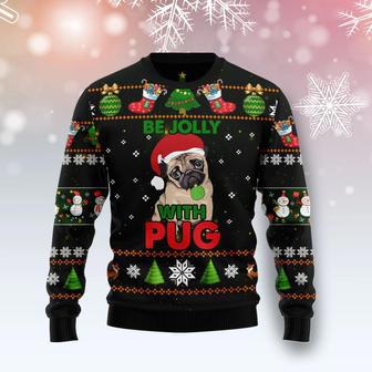 Pug Be Jolly Ugly Christmas Sweater | Favorety DE