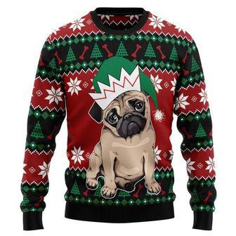 Pug Cute Ugly Christmas Sweater | Favorety