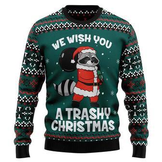 Raccoon Trashy Christmas Ugly Christmas Sweater | Favorety AU