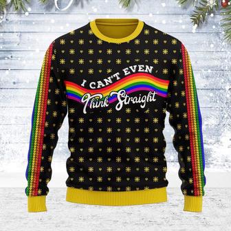 Rainbow LGBT Flag Ugly Christmas Sweater | Favorety UK